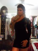vestido c/manga imperial