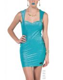 vestido c/decote nas costa