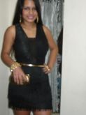 vestido de franja preto